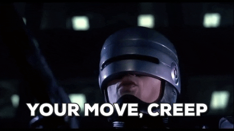 80S Robocop GIF