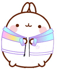 Happy Fashion Sticker by Molang