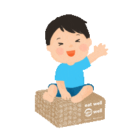 Happy Say Hi Sticker by Grouu