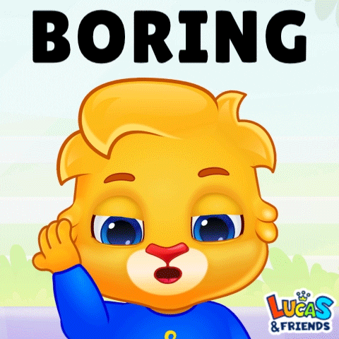 Bored GIF by Lucas and Friends by RV AppStudios
