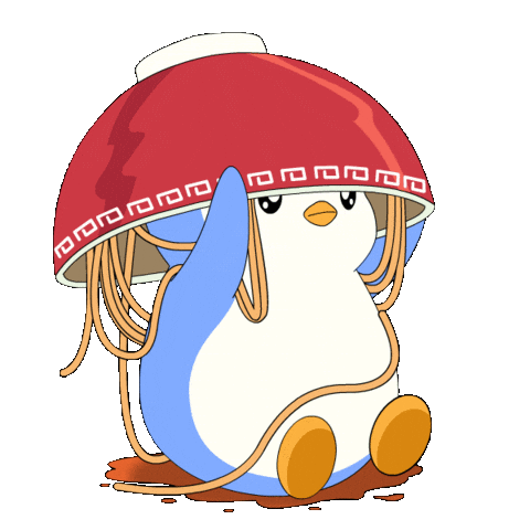 Penguin Oops Sticker by Pudgy Penguins