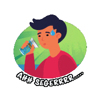 Drink Sweat Sticker by Lovian Love