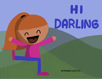 Hallo Hello Darling GIF by Minka Comics
