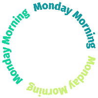 Monday Morning Sticker by XING_de
