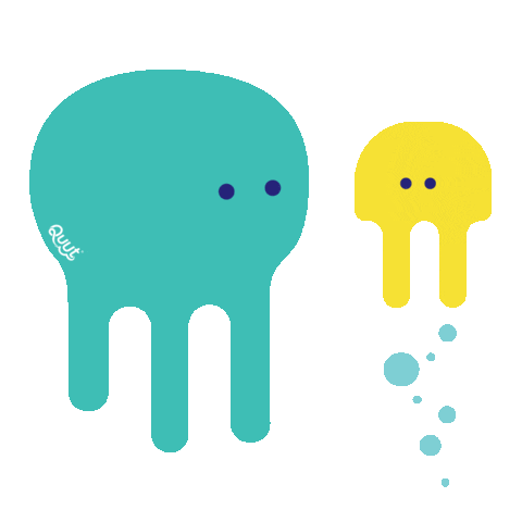 QuutToys giphyupload jellyfish meduse kwallen Sticker
