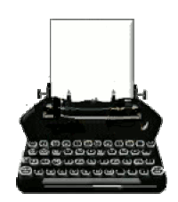typewriter STICKER