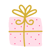 KaatjePluk present cadeau roze goud Sticker