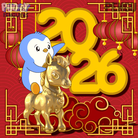 Chinese New Year Penguin GIF by Pudgy Penguins