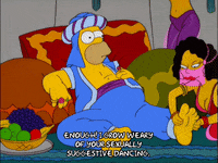 bored homer simpson GIF
