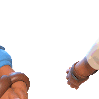 Everdale friendship high five besties supercell Sticker