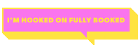 nikihutchison marketing fully booked niki hutchison hooked on fully booked Sticker