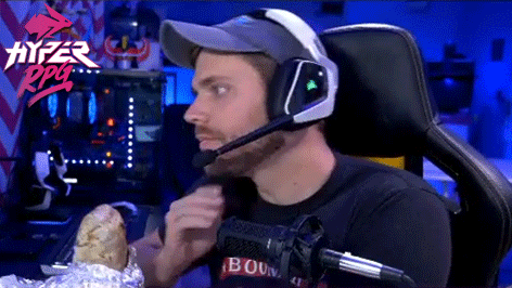 game master eating GIF by Hyper RPG