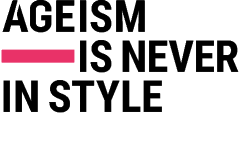 Ageism Is Never In Style Sticker by The Bias Cut