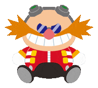 Chibi Grin Sticker by SEGA