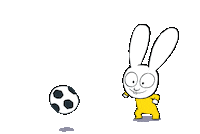 Super Cool Goal Sticker by Simon Super Rabbit