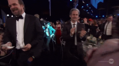 Excited Stranger Things GIF by SAG Awards