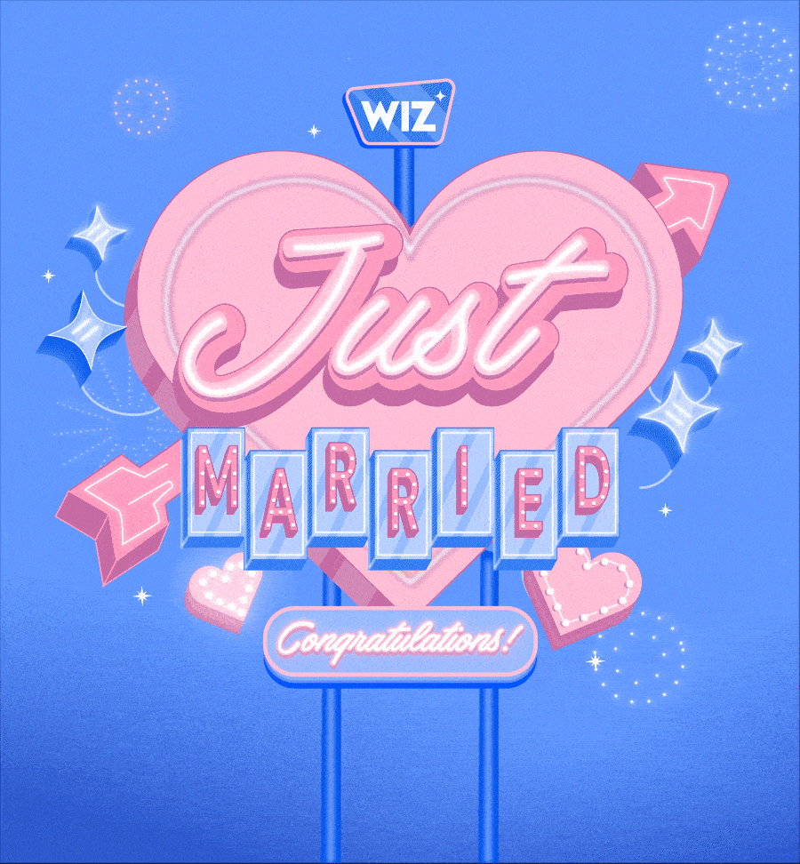 Mar Just Married GIF by Wiz