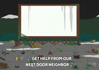 big screen trash GIF by South Park 