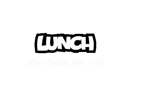 Strandforlag giphyupload lunch bodil lunchstriper Sticker
