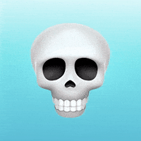 Clear_box88 reaction meme skull dead GIF