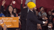 canada election montreal jagmeet singh GIF