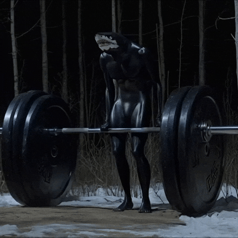 doopiidoo giphyupload fail forest shark GIF