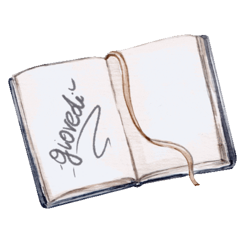 Agenda Giovedi Sticker by 3DREALE