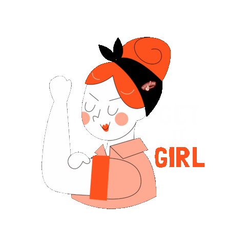 RockRibs giphygifmaker girl woman women Sticker