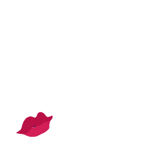 Illustrated gif. Red lips flap open, a word bubble appears revealing a message in colorful bubble letters, "Georgia, organizers, officially, knocked, 1.3 million, doors, and counting!"