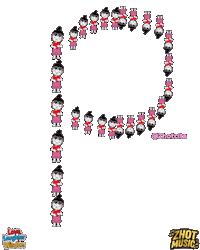Abc P Sticker by Zhotcita