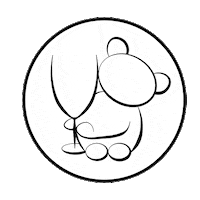 Wine Bear Sticker