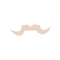 Moustache Sticker by Lemery Games