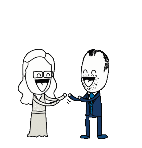 Happy Wedding Sticker