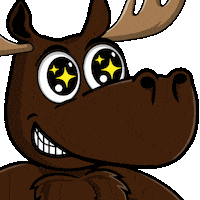 DoYouMoose excited nft jump blockchain Sticker