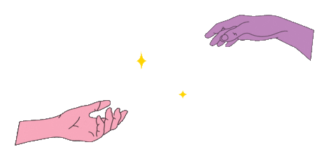 clairebrodsky giphyupload sparkle hands astrology Sticker
