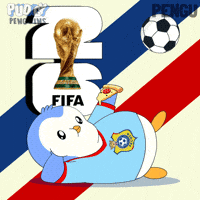 World Cup Football GIF by Pudgy Penguins