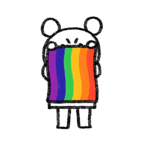 Rainbow Love Sticker by Simian Reflux