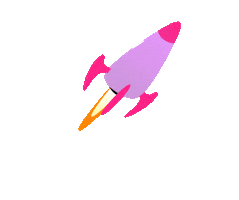 Space Rocket Sticker