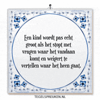 Kind Wijsheid GIF by Tegelspreuken.nl