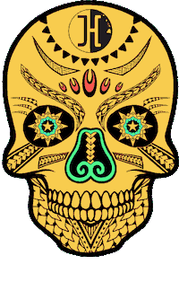 skull Sticker by JUCKER HAWAI'I