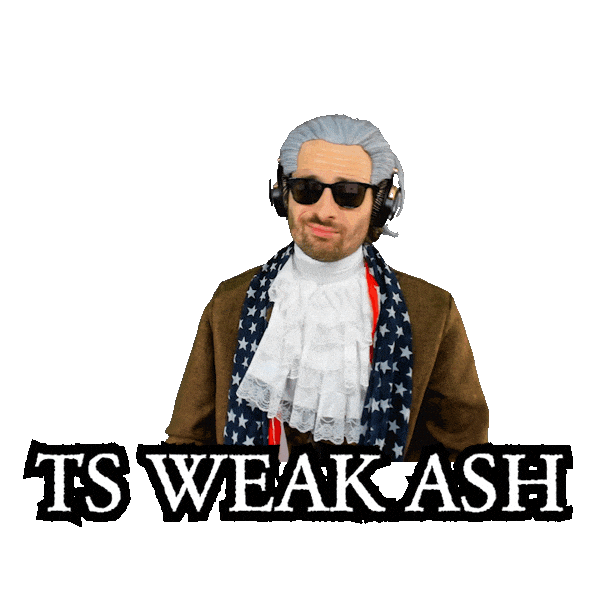 Weak Af Just Stop Sticker