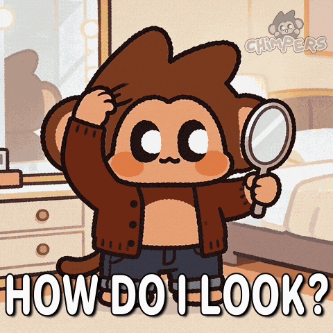 Getting Ready Good Hair Day GIF by Chimpers