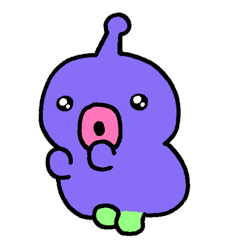 pikuiku giphyupload purple flirting anglerfish Sticker