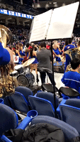 Chicago Band Conductor Plays Chance the Rapper's 'No Problem' on Trombone at Basketball Game