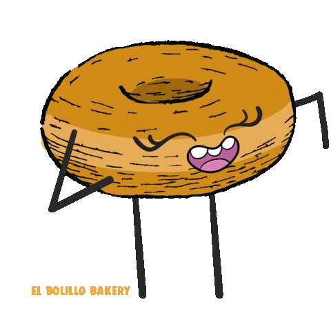 elbolillobakery dance party food sweet Sticker