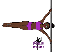 Polefitness Polestrong Sticker by The Pole Physio