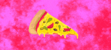 PECKDISH food illustration pizza colorful GIF