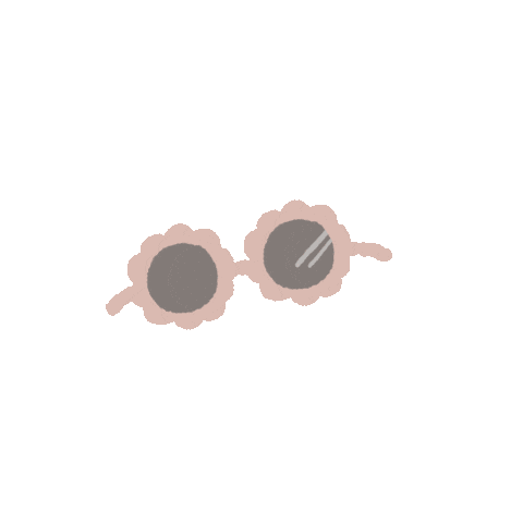 夏 メガネ Sticker