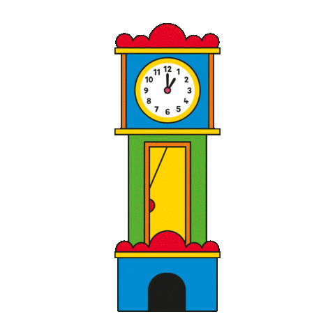 Clock Sticker by Hartbeeps