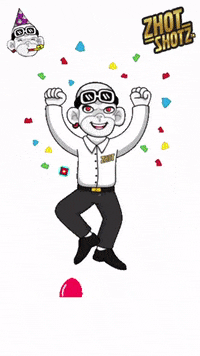 Happy Congratulations GIF by Zhot Shop